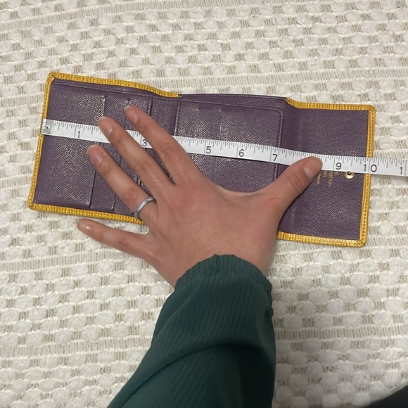 Louis Vuitton Epi Leather Yellow Double Snap Wallet - Picture 16 of 16